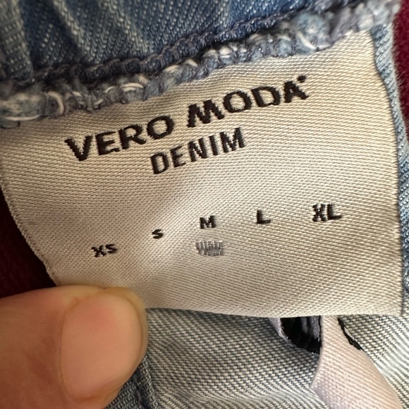 Vero Moda Denim Tie Waist Sun print Romper Size M - Picture 12 of 14